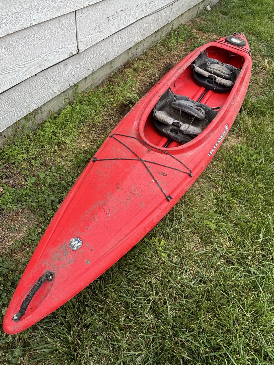 Wilderness Systems Red Tandem Kayak with Seats - Used