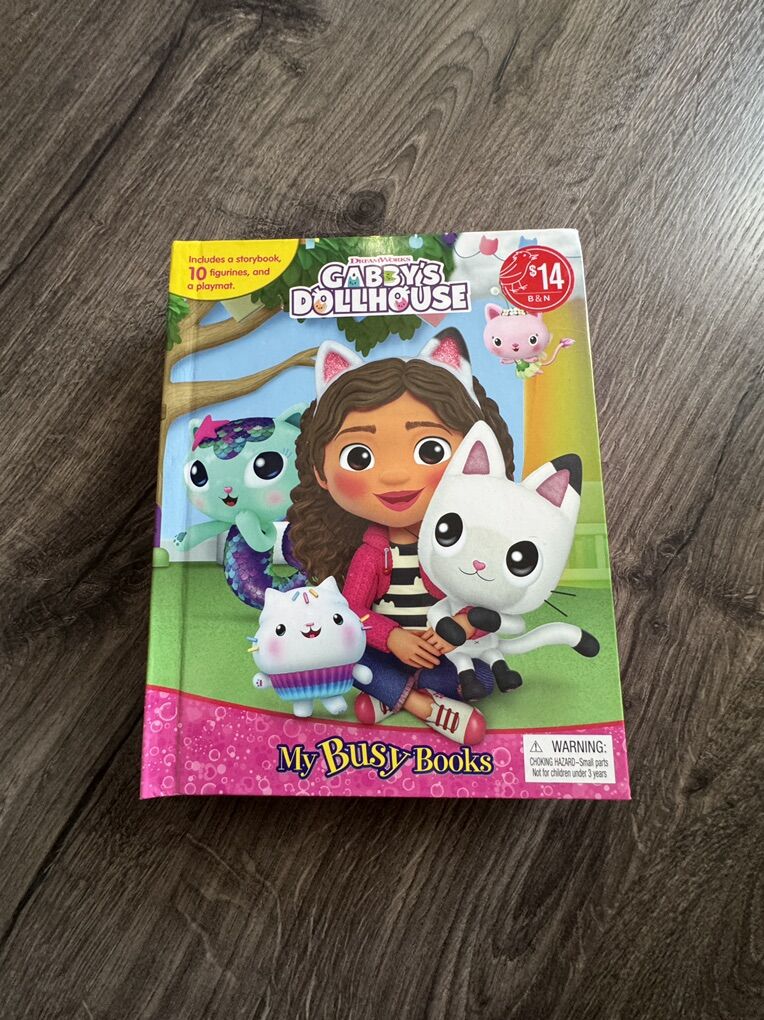Gabbys Dollhouse My Busy Books w/Figures