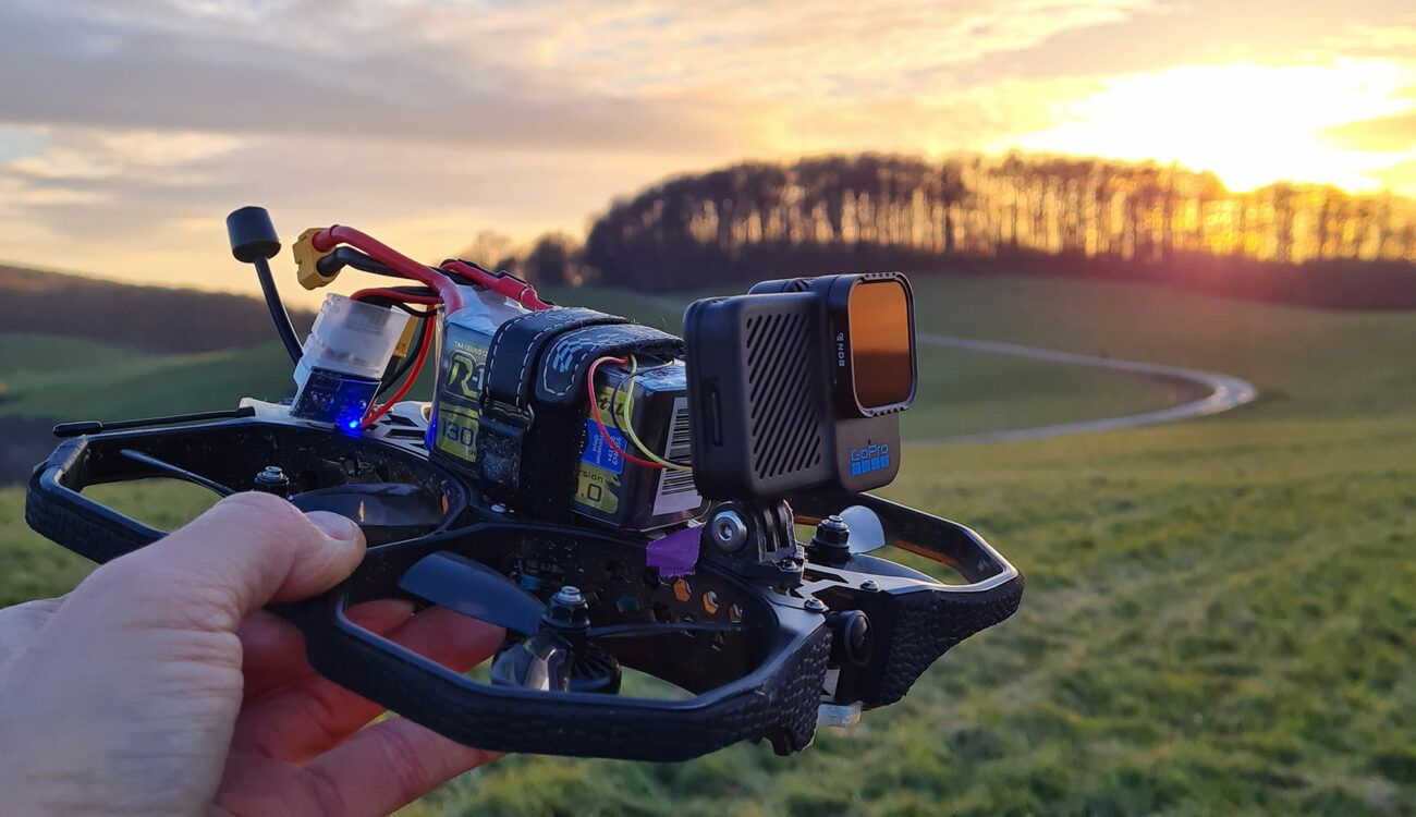 GoPro Hero 11 Mini with ND Filter & GoPro Hero 10 Black for FPV Drone