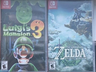 Nintendo Switch Games: Luigi's Mansion 3 & The Legend of Zelda: Tears of the Kingdom