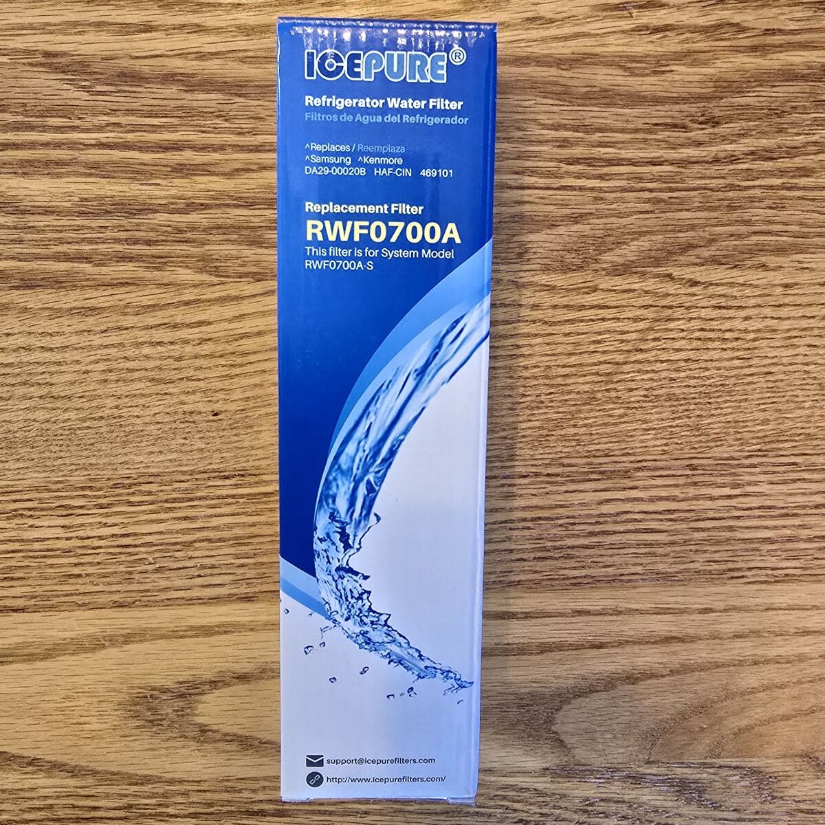 IcePure RWF0700A Water Filter Compatible with Samsung DA29-00020A B etc