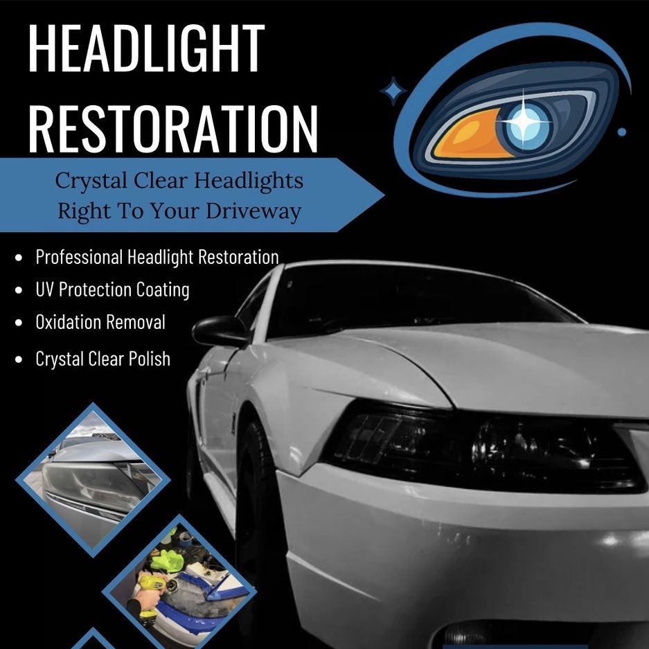 Headlight Restoration-$80
