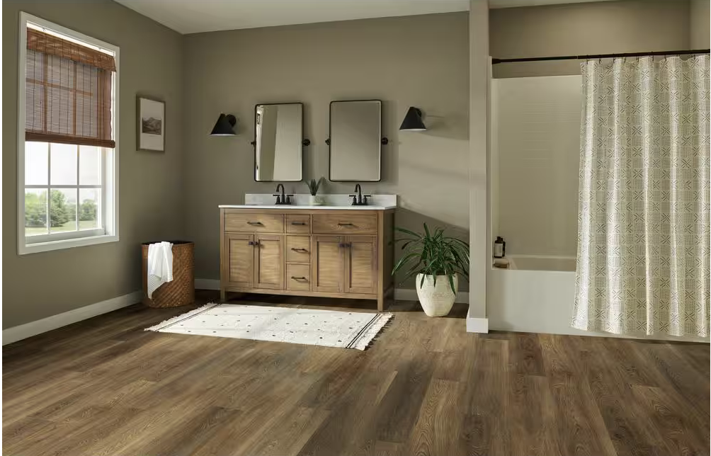 Bruce reDefine Ravine Glow Waterproof Click Lock Vinyl Tile Flooring