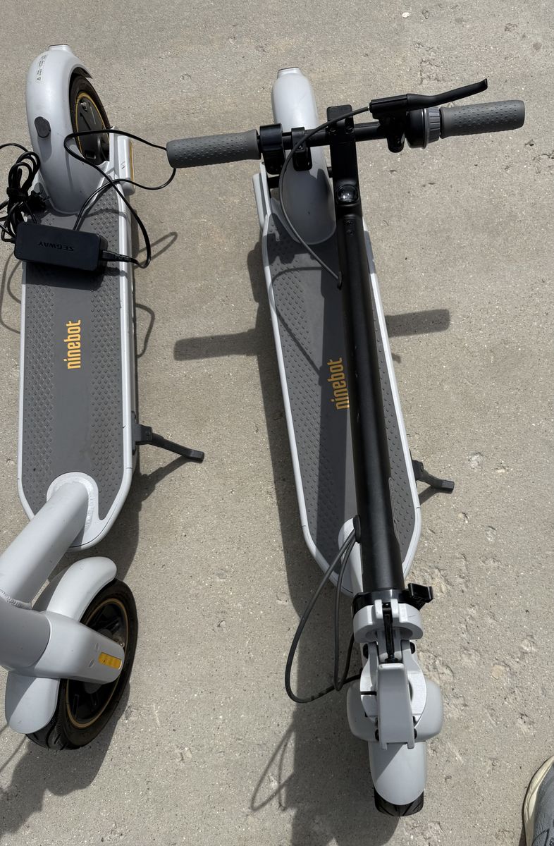 Two Segway Ninebot Electric Scooters