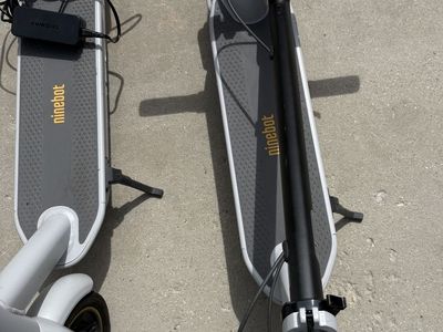 Two Segway Ninebot Electric Scooters