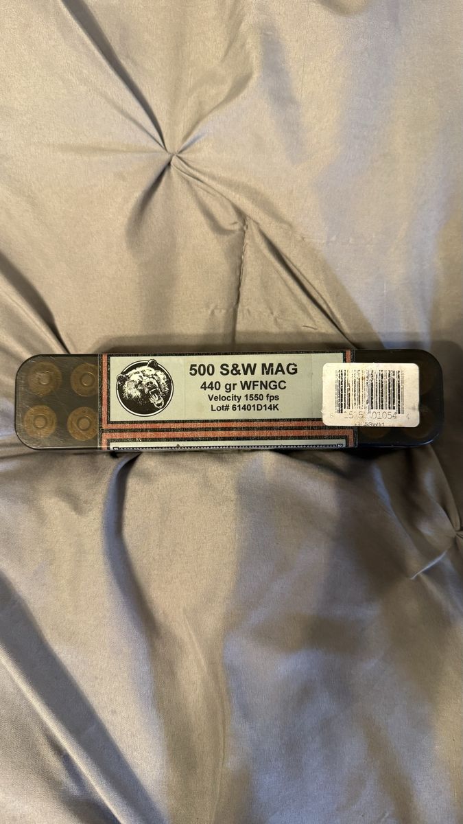 500 S&W Mag Big Bore Ammunition