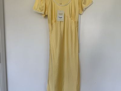 Bohme Austia Midi Dress in Yellow NEW!