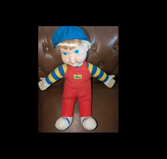 Vintage 1991 Playskool MY BUDDY Boy Doll - Blonde Hair Blue Eyes 20 inches