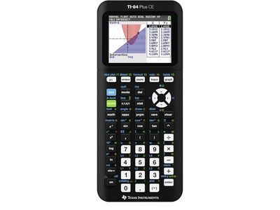 Texas Instruments TI-84 Plus CE Graphing Calculator - Black