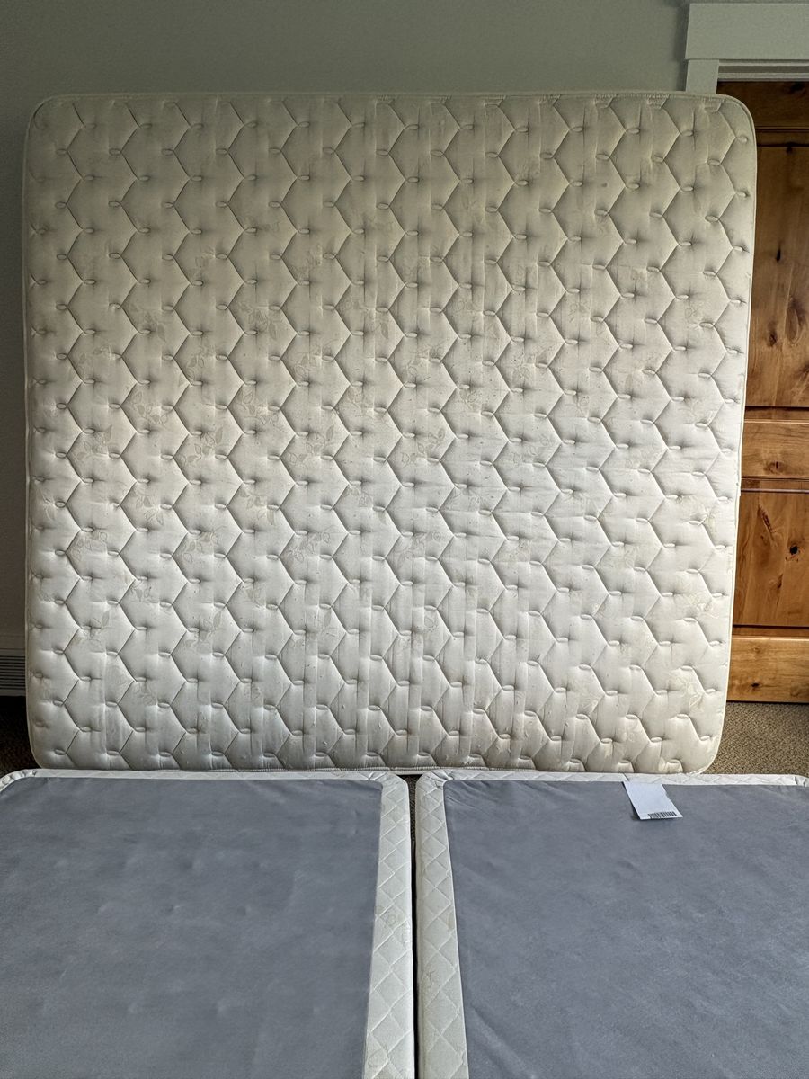 King Mattress with Two Box Springs Set