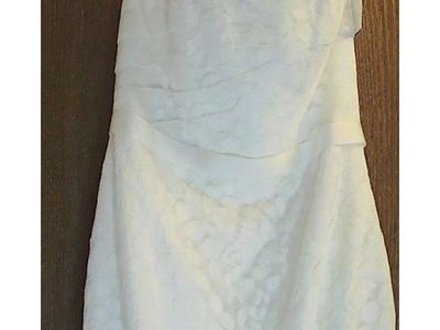 NWT Galina Davids Bridal Womens 6 Wedding Dress and Slip Lacy $600 MSRP