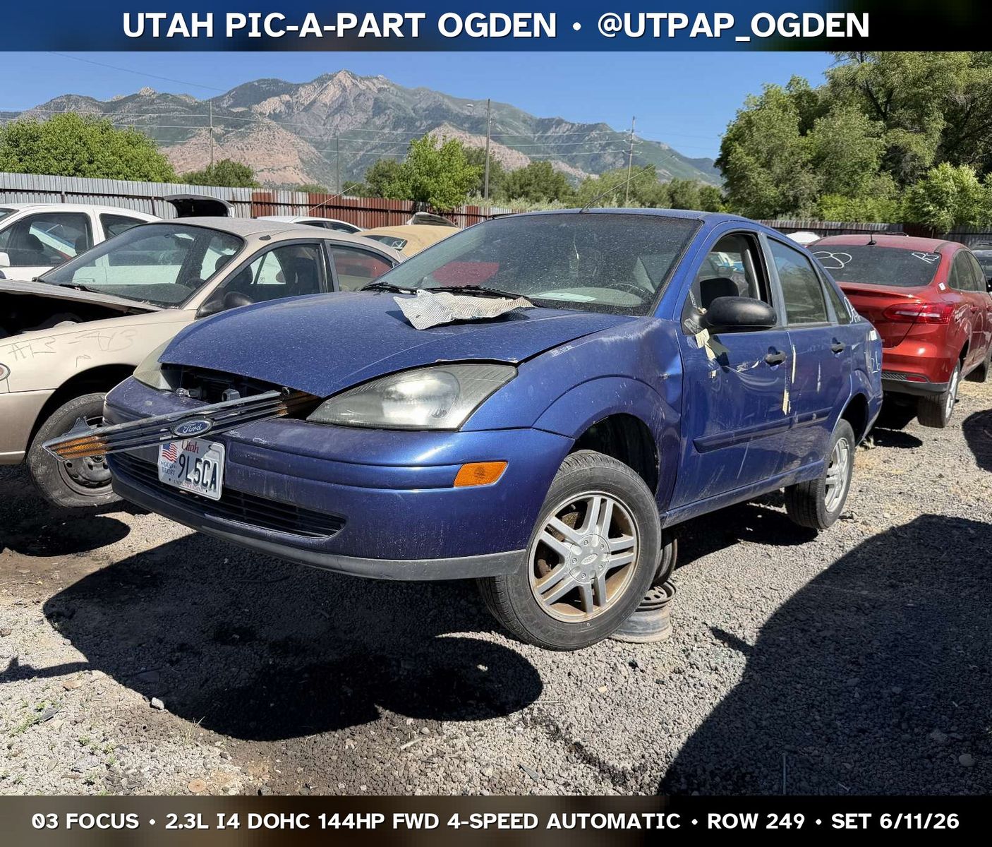 2003 Ford Focus Parts - UTPAP Ogden