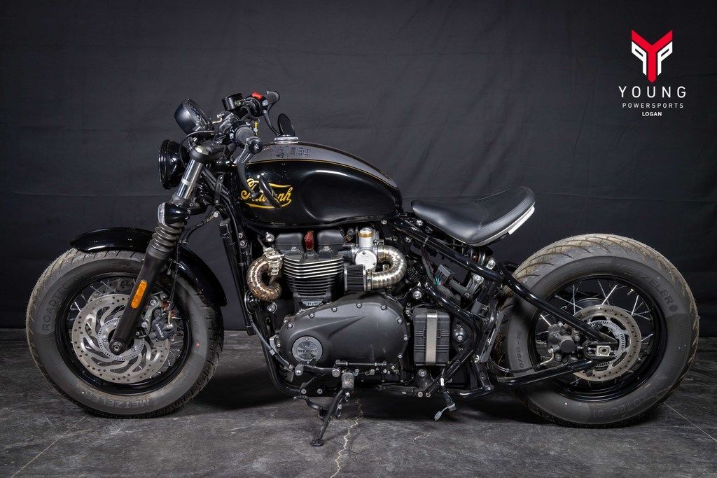 2025 Triumph Bonneville Bobber TFC Phantom Black/Marble Gold