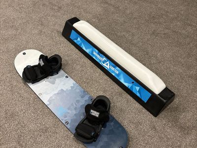 Snowboard Addiction Training Set (Jib Board + Bindings + Balance Bar) – Like New