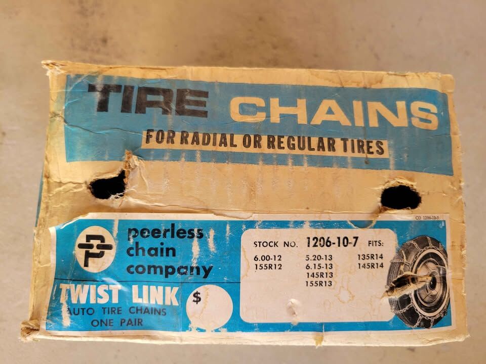 Peerless Twist Link Tire Chains 1206-10-7