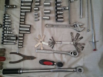 Large Mechanic's Tool Lot: NAPA Wrenches, Sockets, Hammers, and More - Assorted Sizes