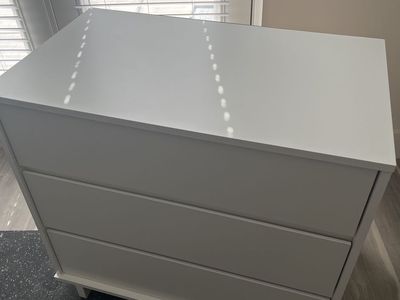 White 3-Drawer Dresser - Modern Storage Chest