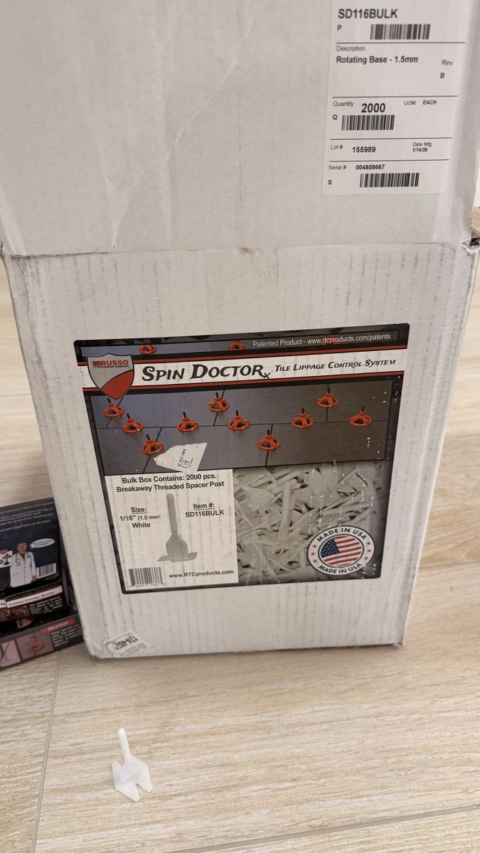 Spin Doctor Tile Leveling System