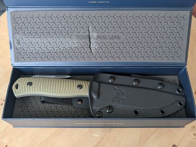 NEW! Benchmade Anonimus OD Green G10 Knife