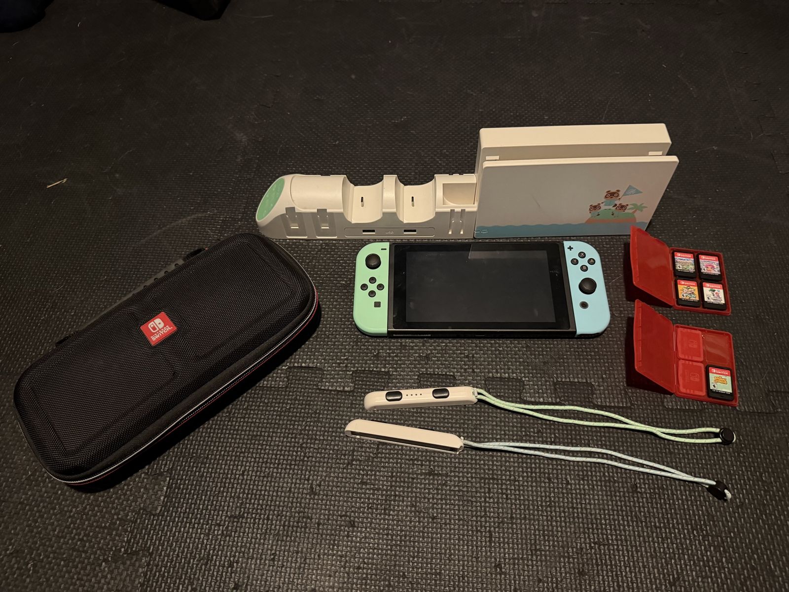 Nintendo Switch Animal Crossing: New Horizons Edition Console Bundle with Dock, Case, Accessories & Additional Games
