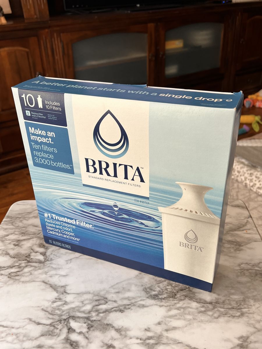 Brita 10 cubs with 10 extra filters 