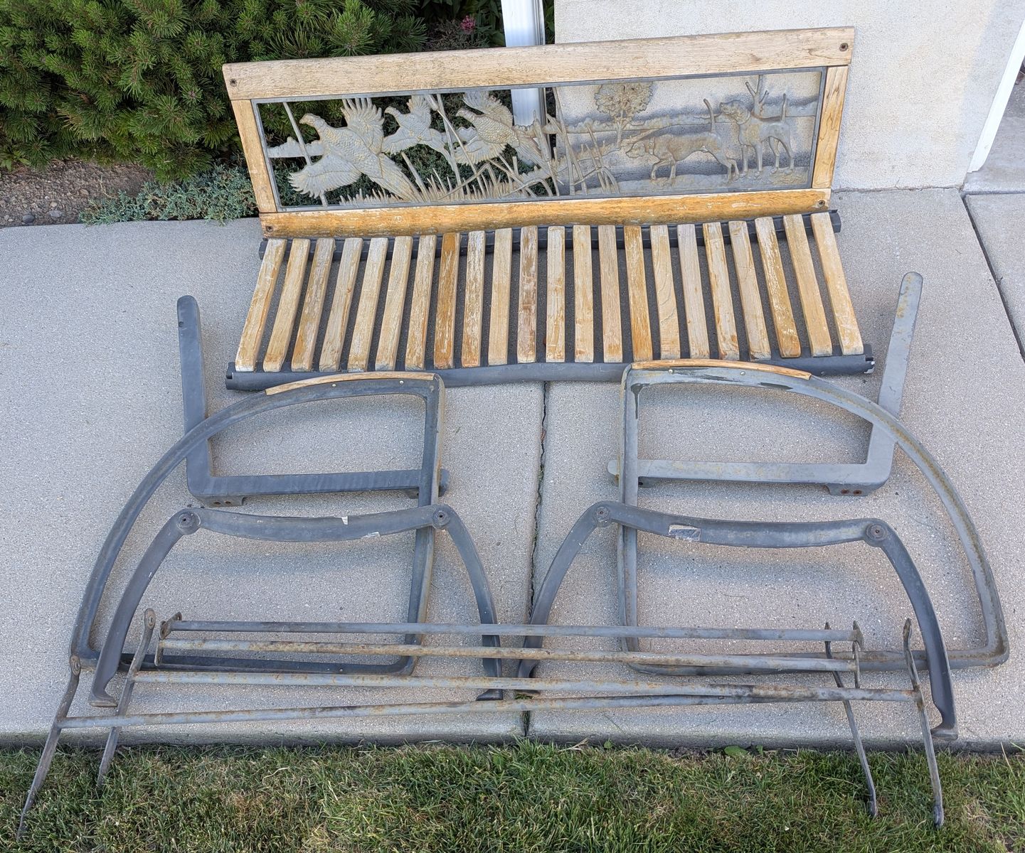 Outdoor Glider Bench for 2