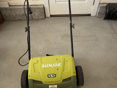 Sun Joe 12.6” 12-AMP Electric Scarifier and Dethatcher, power cord not included