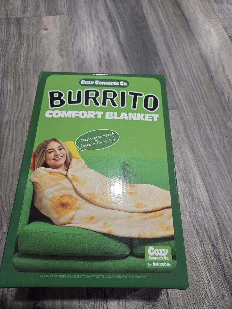 Brand new Cozy Concepts Burrito Comfort Blanket 65” Comfort Blanket