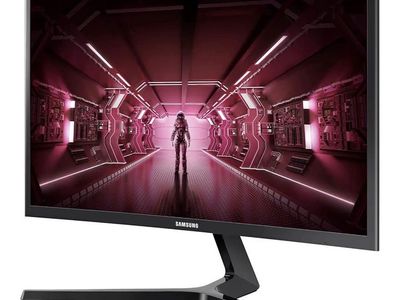 TWO Samsung Odyssey G32A 24" 1080p 165Hz VA Gaming Monitor, Black - Like New