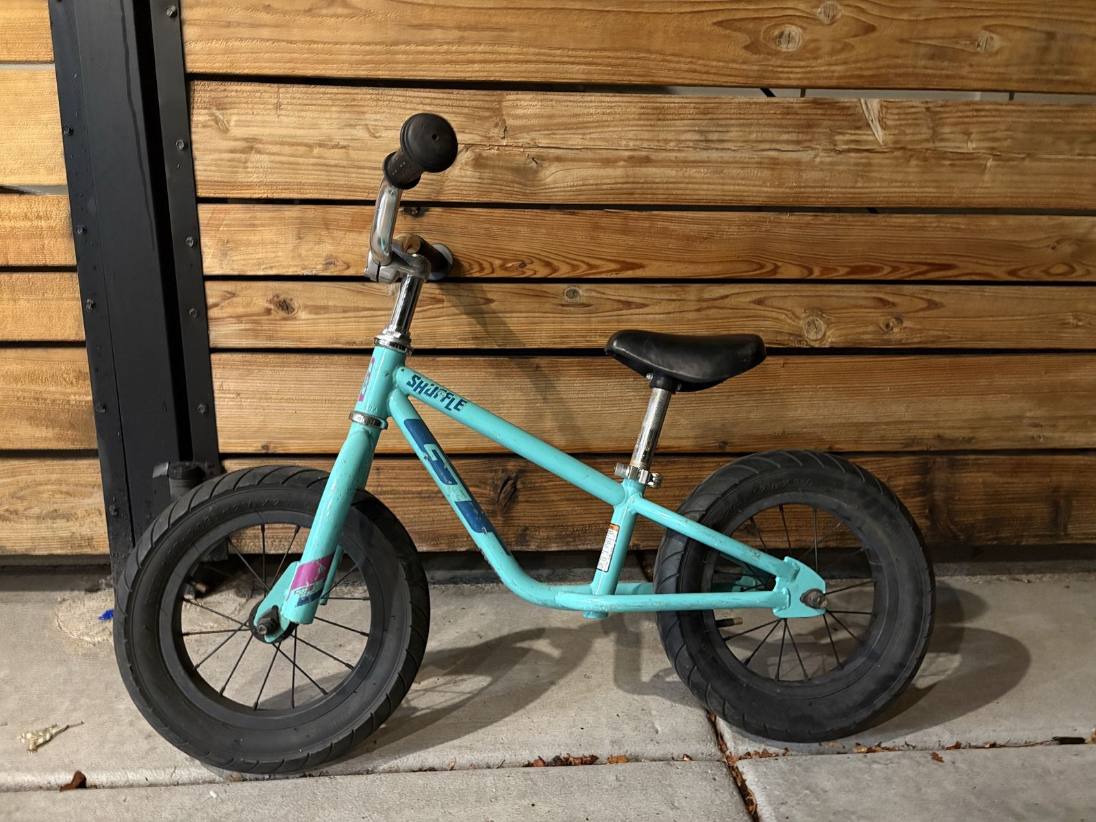 GT Shuffle Kids Balance Bike Light Blue 12 Inch