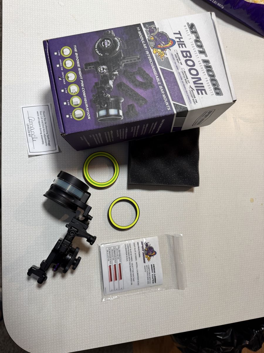 Spot Hogg Boonie Bow Sight Triple Stack Pic Mount RH