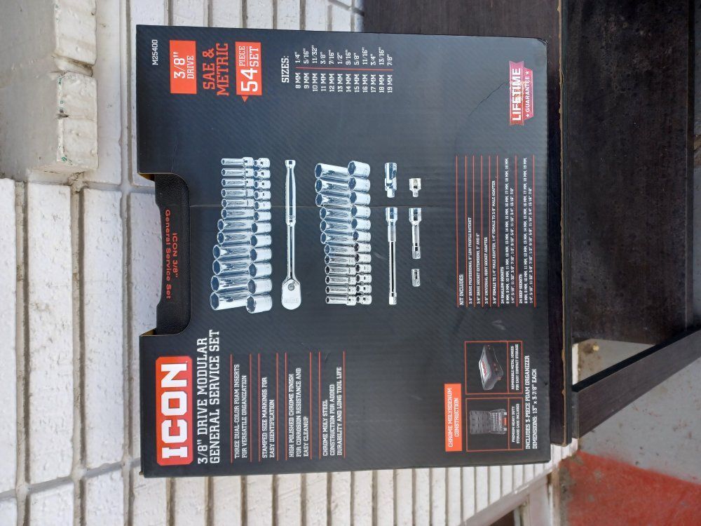 Icon 3/8 in Drive modular general service set