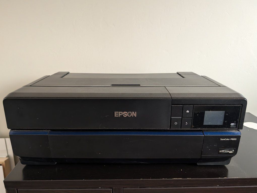 Epson SureColor P800 Professional Photo Printer - Large Format, Inkjet, Wi-Fi, Excellent Condition
