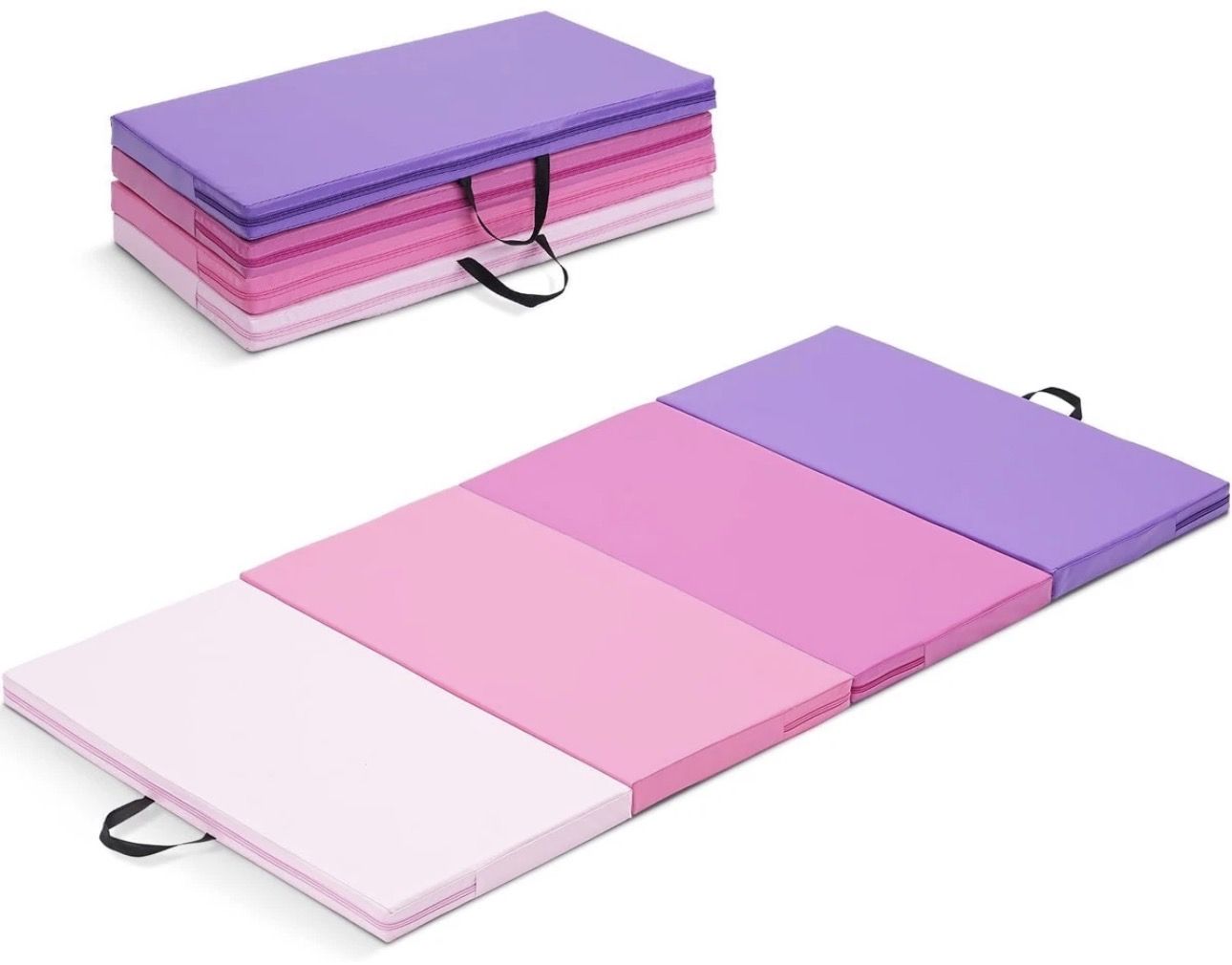 Gymnastics Mat 6'X3'X2''/4'X8'X2'' Exercise Mat