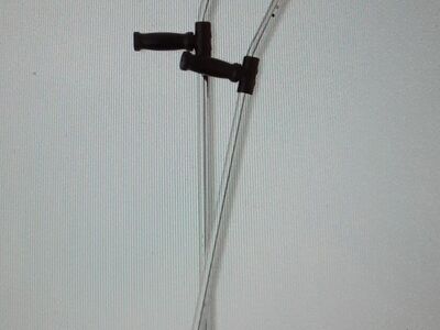 Medline Guardian Aluminum Adjustable Forearm Crutches for Users Height 5 ft to 6 ft 2 inch - 300 lbs Capacity