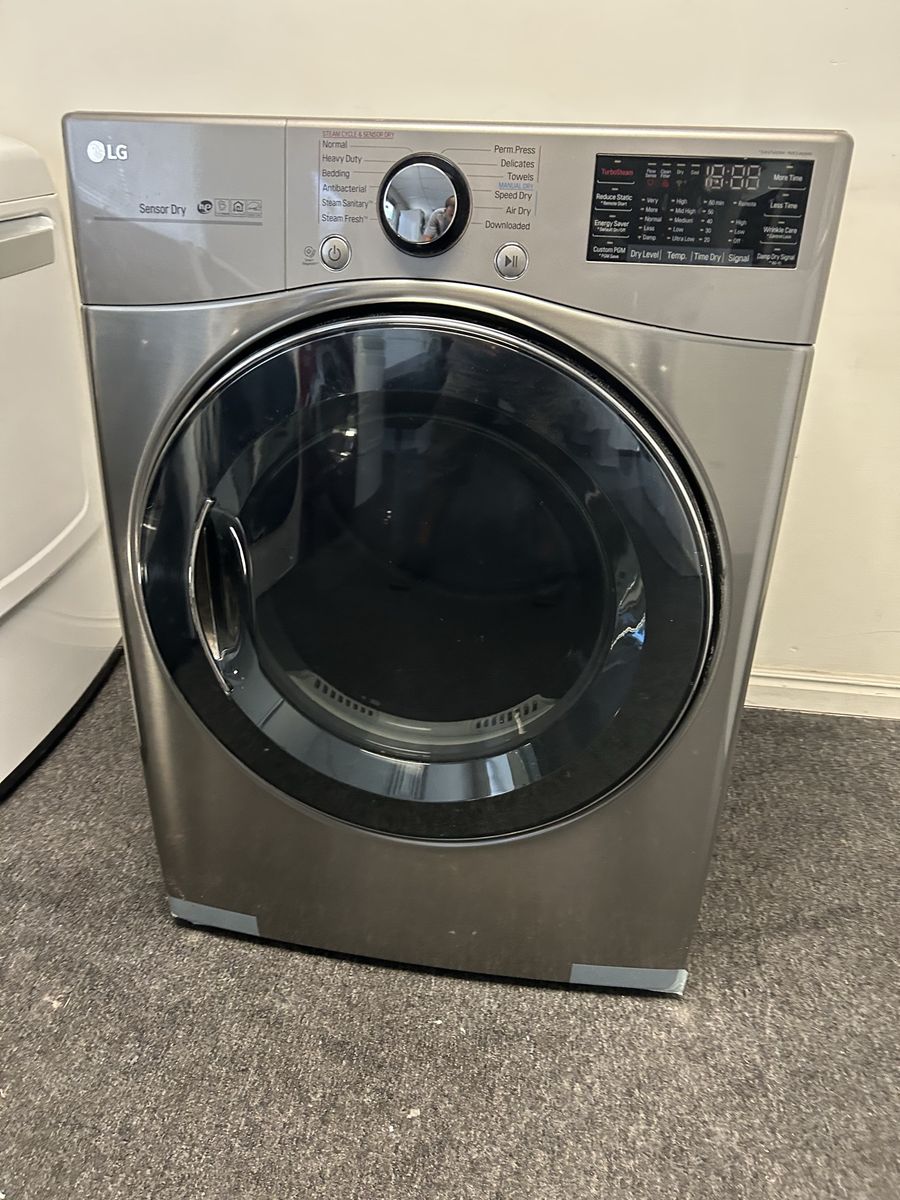LG stainless electric dryer 