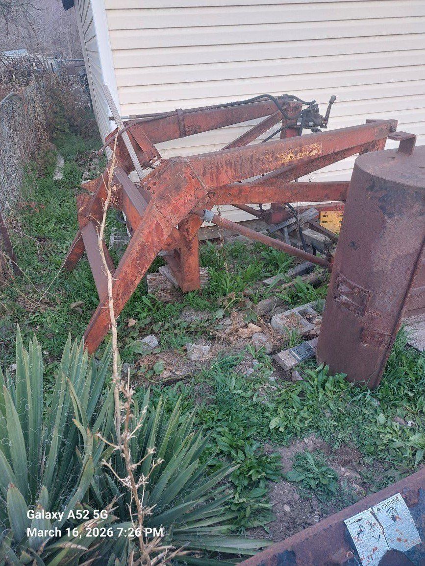 Front end loader off a 1952 8N