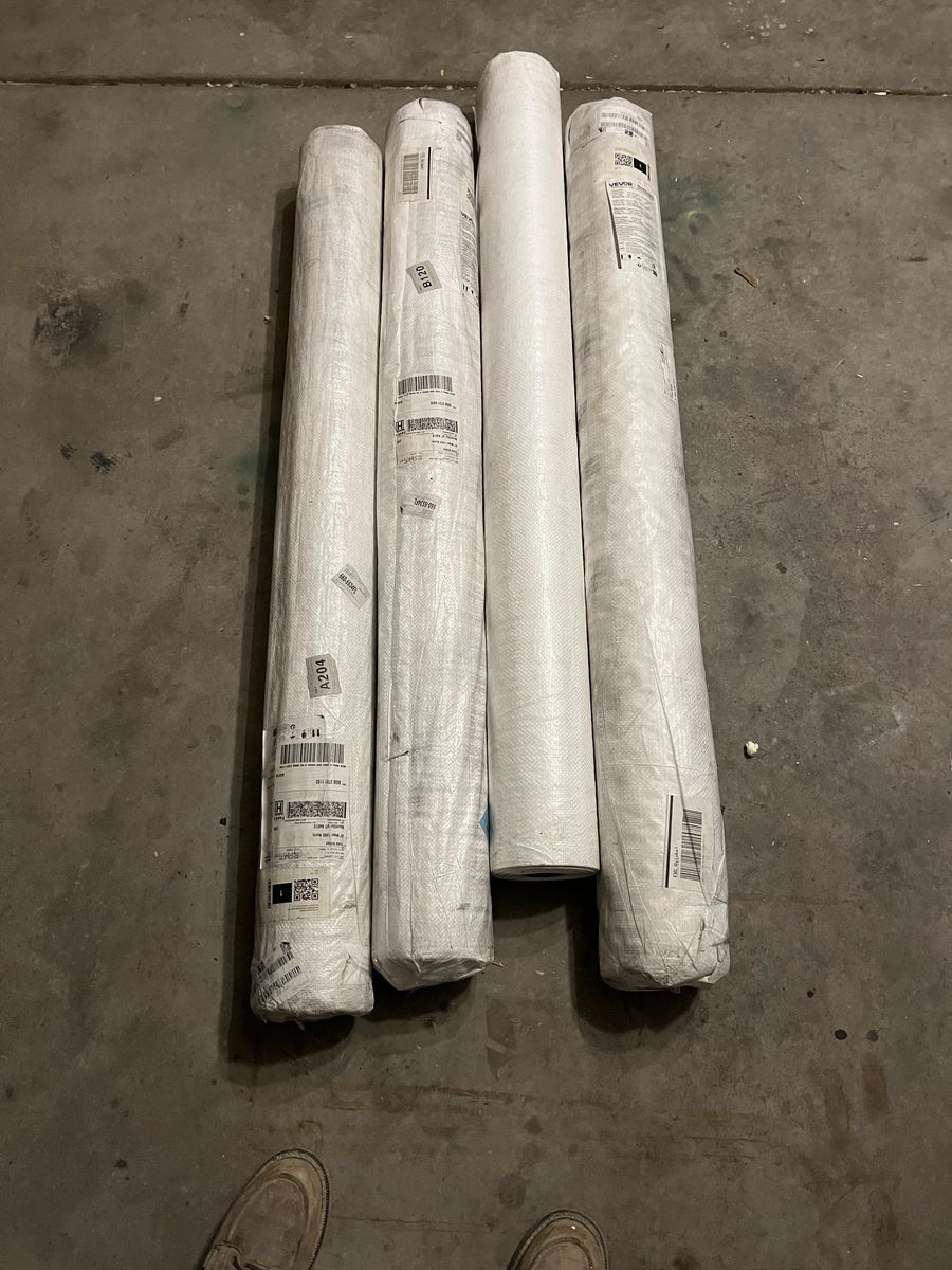 House Wrap, .13mm 9x150 ft rolls $60 per roll