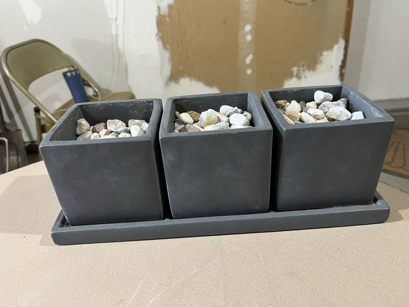 Flower Pot – Grey – Three Sections