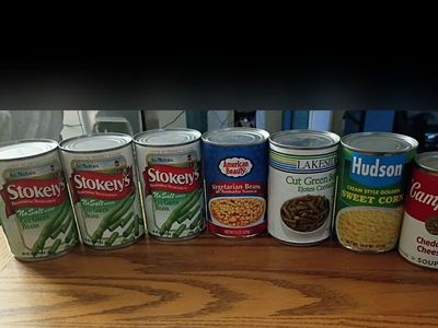 Free food canned food dry beans