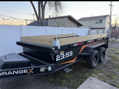 Dump trailer for rent