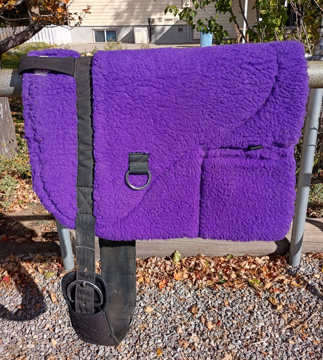 Purple Toklat Coolback Fleece Bareback Pad