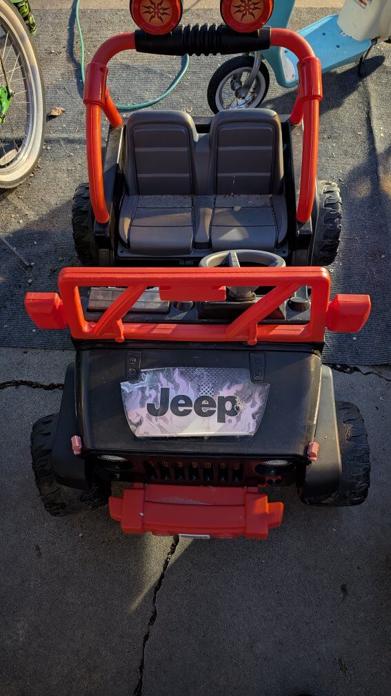 PowerWheels electric Jeep