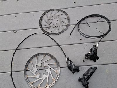 SRAM Code R brakes front+rear with ROTORS