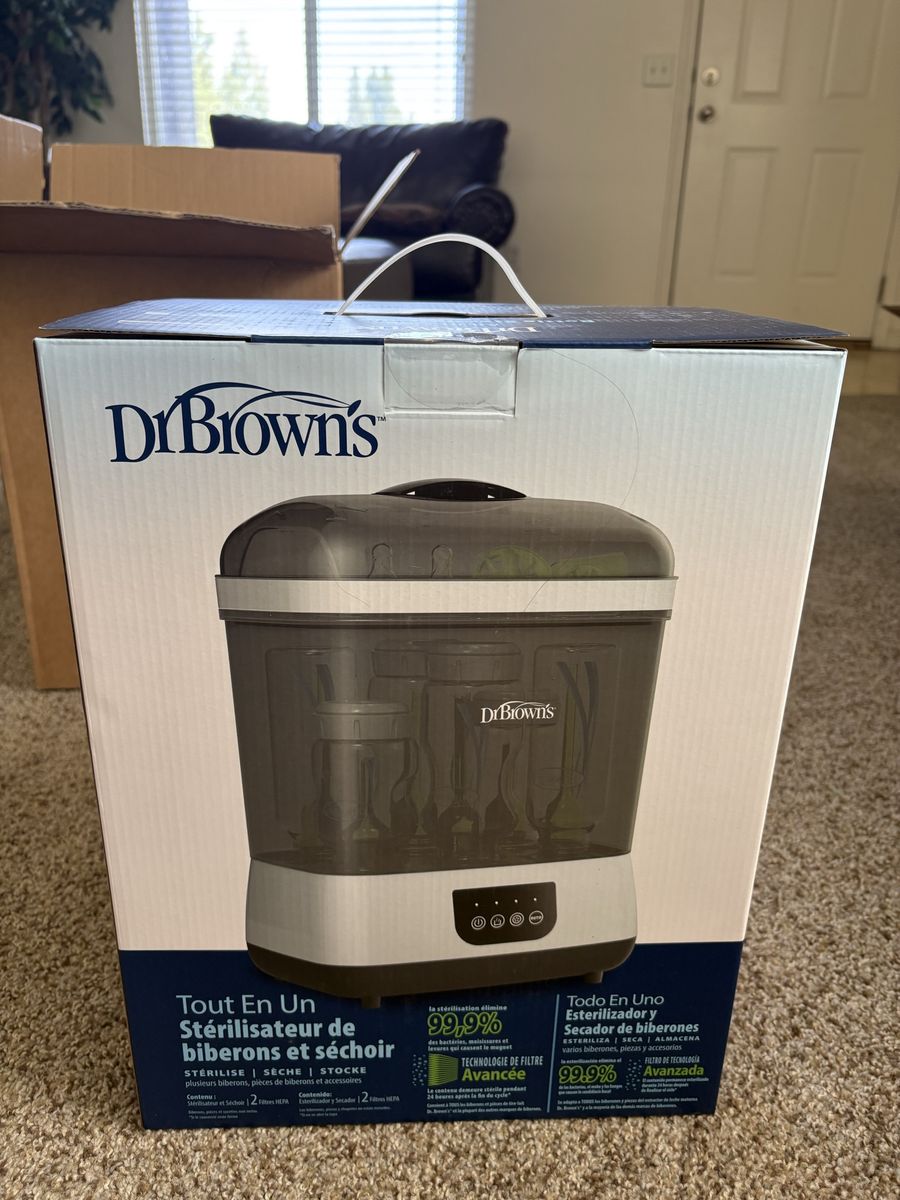 NEW Dr. Brown’s All-In-One Bottle Sterilizer & Dryer