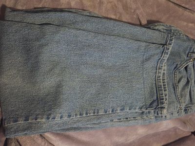 Faded Glory Jeans Co. Women's Blue Denim Stretch Jeans, Size 16 PET