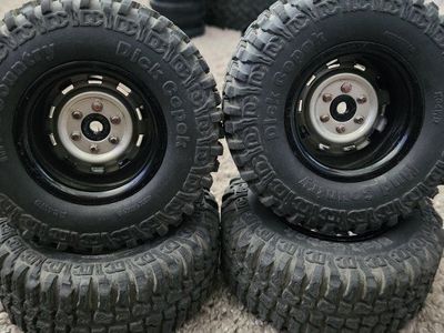 Rc4wd midnight edition k5 wheels and tires!