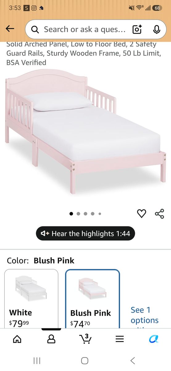 Toddler Bed