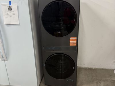 NEW WHIRLPOOL 24 INCH LAUNDRY TOWER
