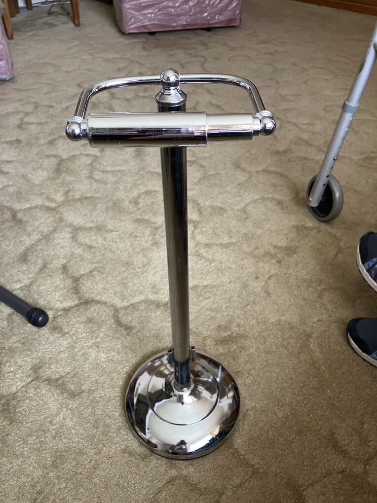 Ex Cond Free Standing Toilet Paper Holder